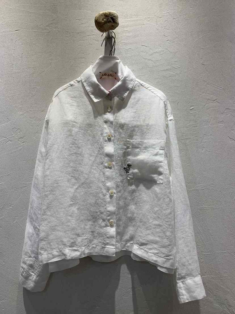 AT NOTE東大門㊣代購女裝新品推薦真品襯衫蕾絲衫刺繡亞麻鴨AT NOTE襯衫/蕾絲衫