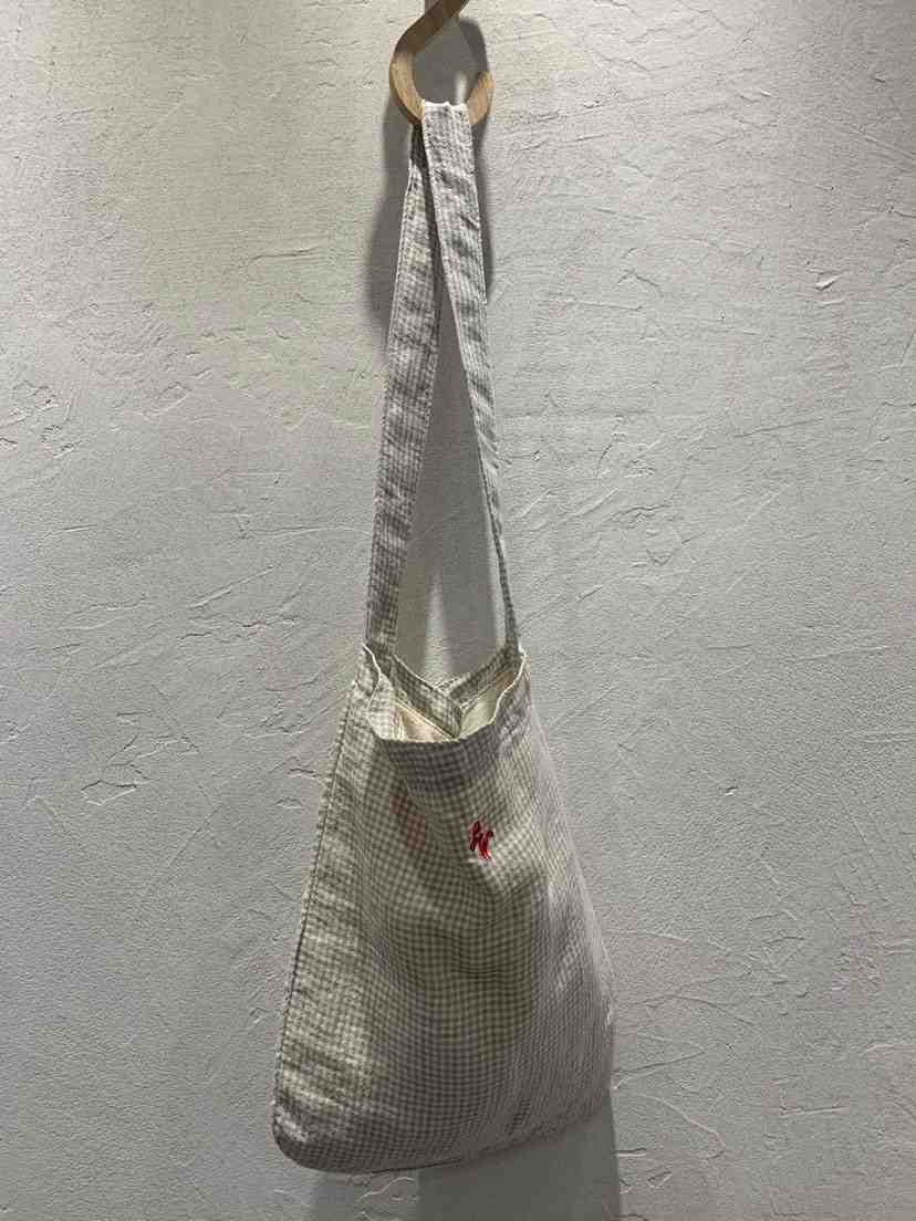 AT NOTE韓國代購㊣女士新款真品25春夏單肩斜跨包刺繡格紋AT NOTE單肩/斜跨包