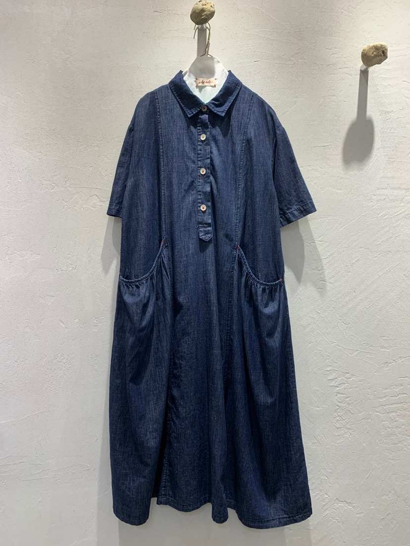 AT NOTE東大門㊣代購女士新款人氣25春夏真品休閑連衣裙口袋AT NOTE連衣裙