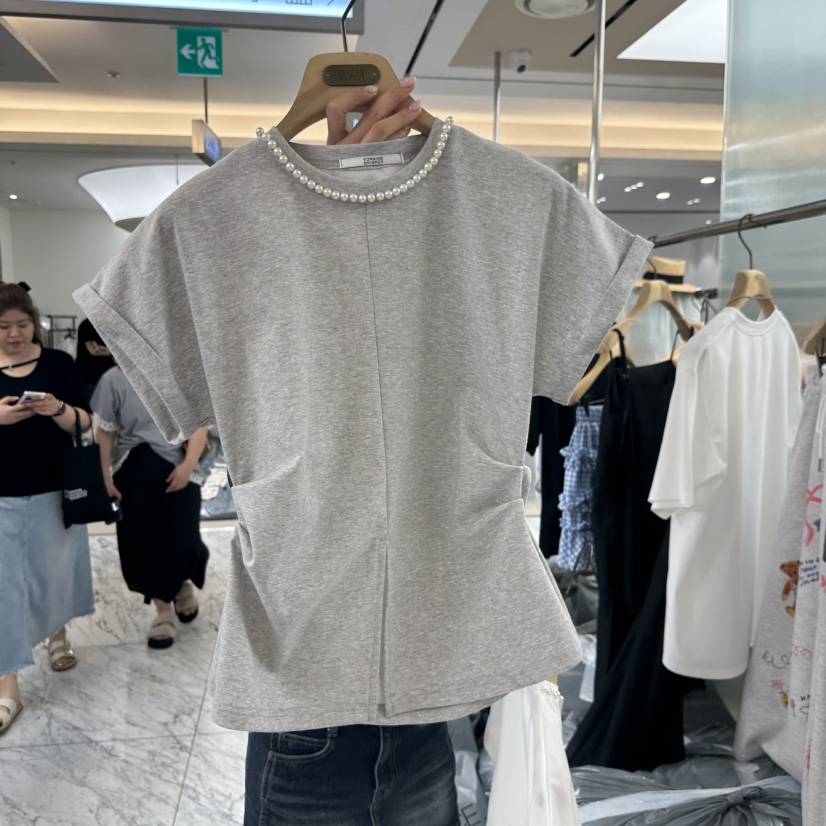 FORMING-P韓國代購㊣女士新品25春夏人氣真品休閑時尚職業T恤FORMINGT恤