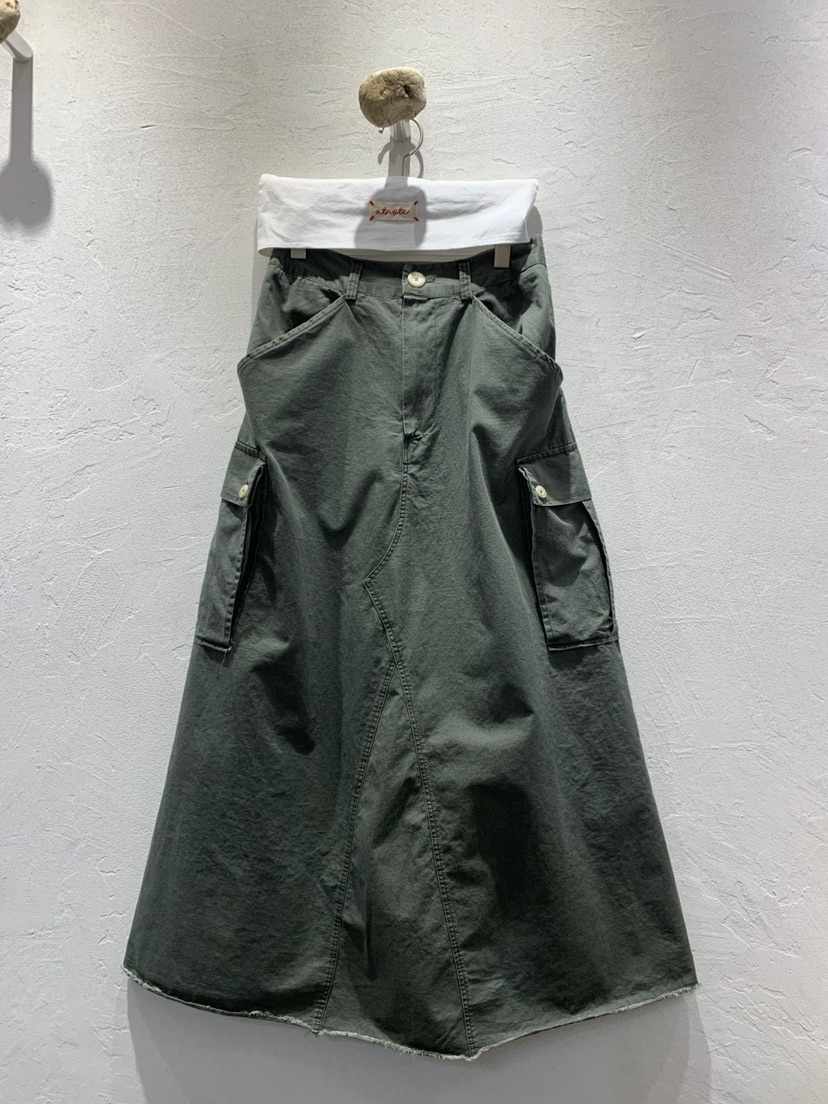 AT NOTE韓國代購㊣女裝新品休閑真品職業人氣時尚長裙工裝AT NOTE長裙