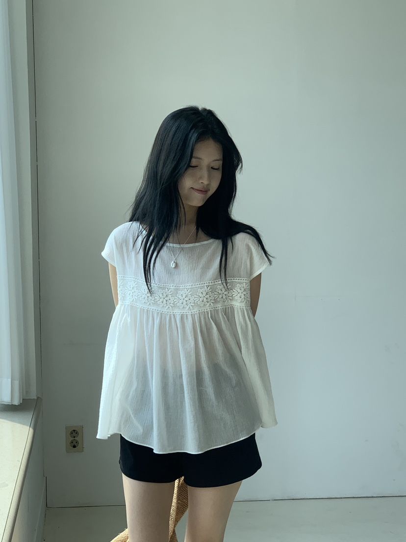 LOGARDEN東大門㊣代購女裝新品熱賣25春夏人氣推薦襯衫蕾絲衫LO GARDEN襯衫/蕾絲衫