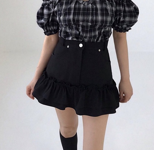 2TWO MOON東大門㊣代購女裝新款休閑25春夏人氣職業推薦短裙2TWO MOON短裙