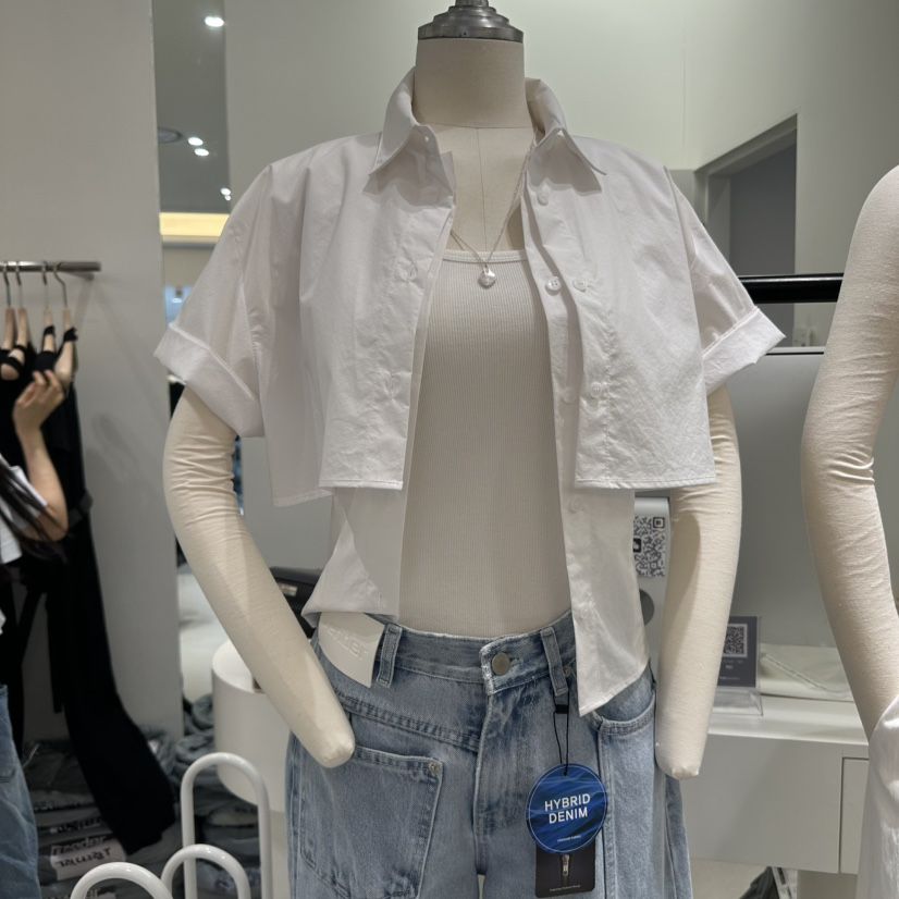 RENDER韓國直郵㊣女裝新品休閑職業推薦人氣真品襯衫蕾絲衫RENDER襯衫/蕾絲衫