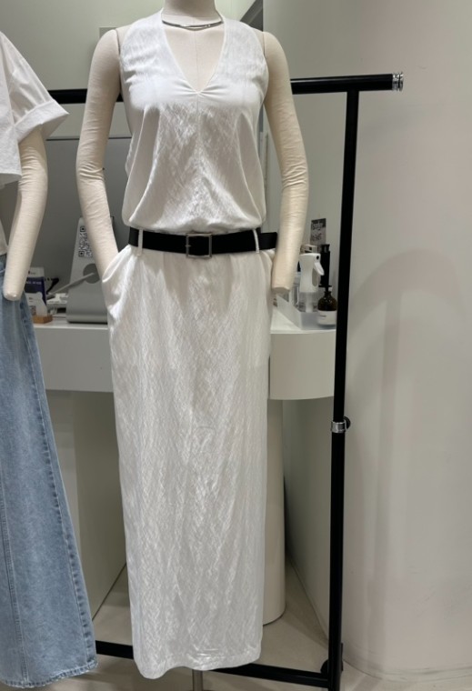 RENDER東大門㊣實拍女士新品時尚推薦真品連衣裙不含腰帶超長RENDER連衣裙