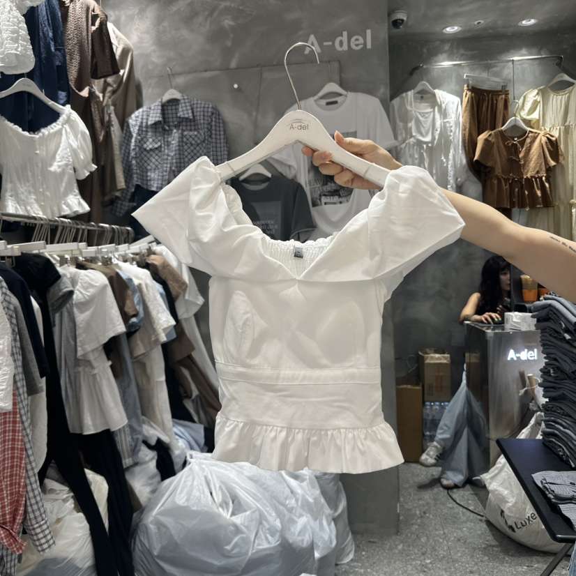 A-DEL東大門㊣代購女裝新款熱賣時尚休閑真品人氣襯衫蕾絲衫A-DEL襯衫/蕾絲衫