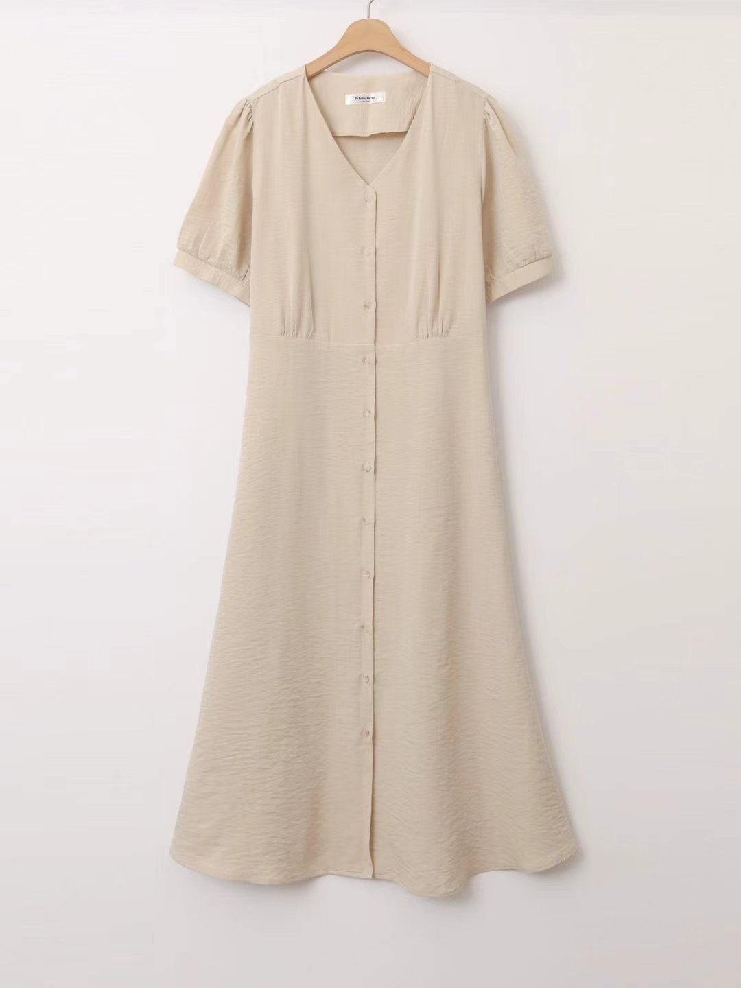 WHITE BEAR東大門㊣實拍女裝新品休閑25春夏職業真品連衣裙WHITE BEAR連衣裙