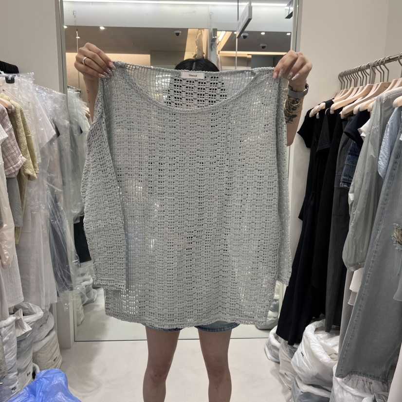 NWEOL韓國代購㊣女裝新款人氣職業時尚休閑推薦熱賣25春夏針織衫NWEOL針織衫