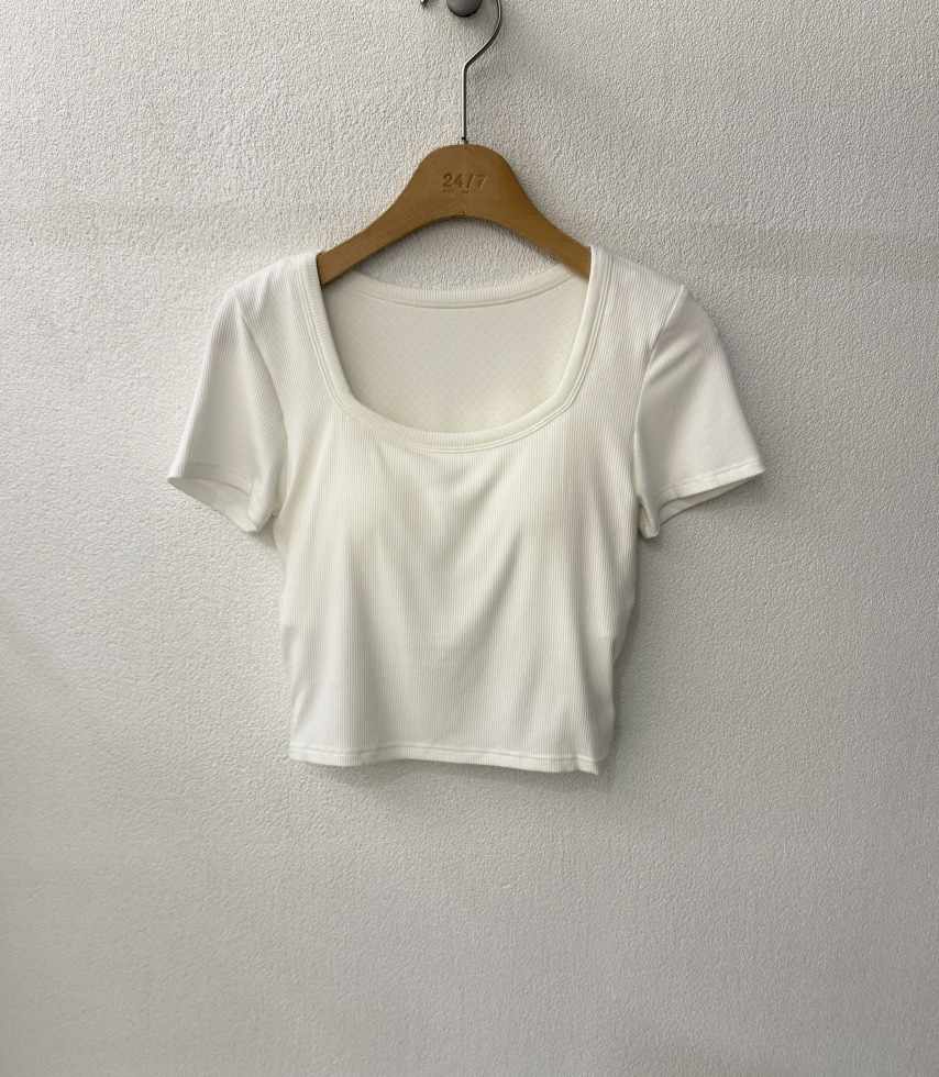 TWENTY FOUR SEVEN24-7韓國代購㊣女士新品25春夏時尚T恤TEWNTY FOUR SEVEN24-7T恤