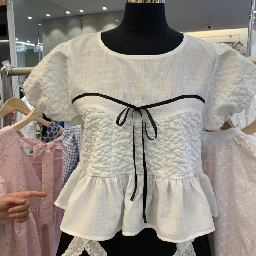 BEEN-A東大門㊣實拍女士新品職業時尚休閑熱賣真品襯衫蕾絲衫BEEN-A襯衫/蕾絲衫