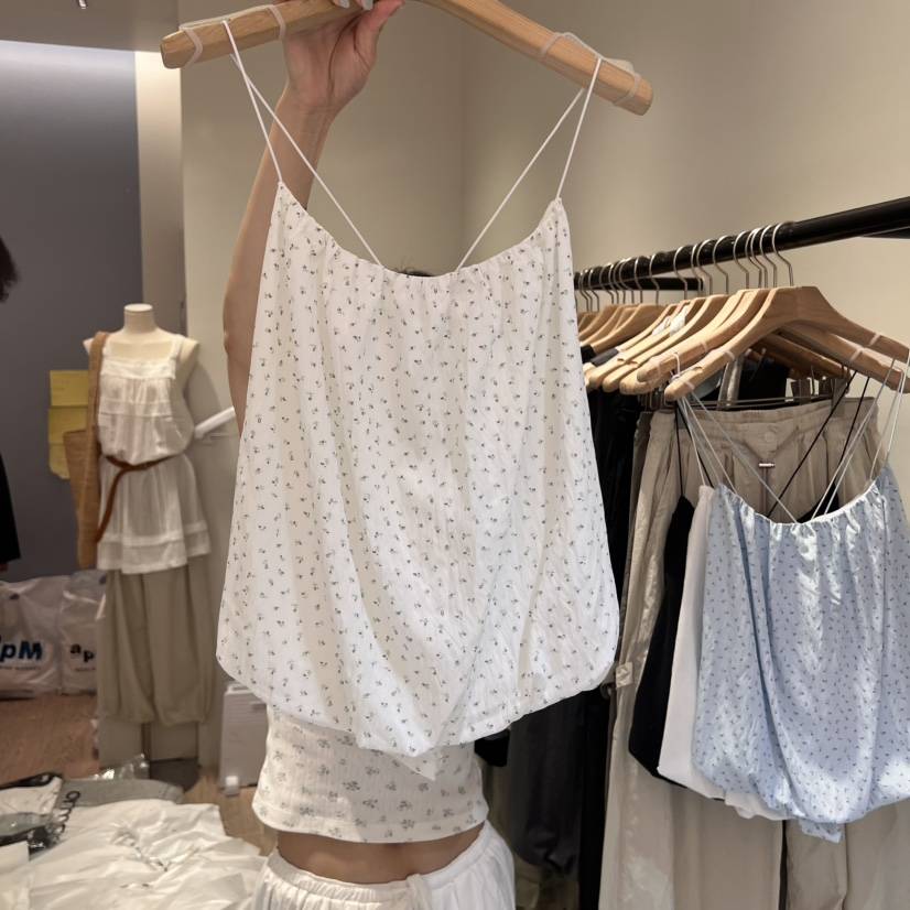 ORMORE東大門㊣代購女士新品25春夏真品熱賣休閑時尚吊帶背心ORMORE吊帶/背心
