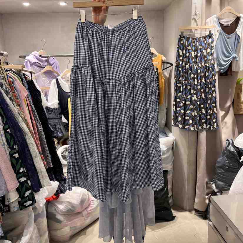 LOGROAD東大門㊣代購女裝新款25春夏推薦熱賣人氣半身裙中短裙LOG ROAD半身裙/中短裙