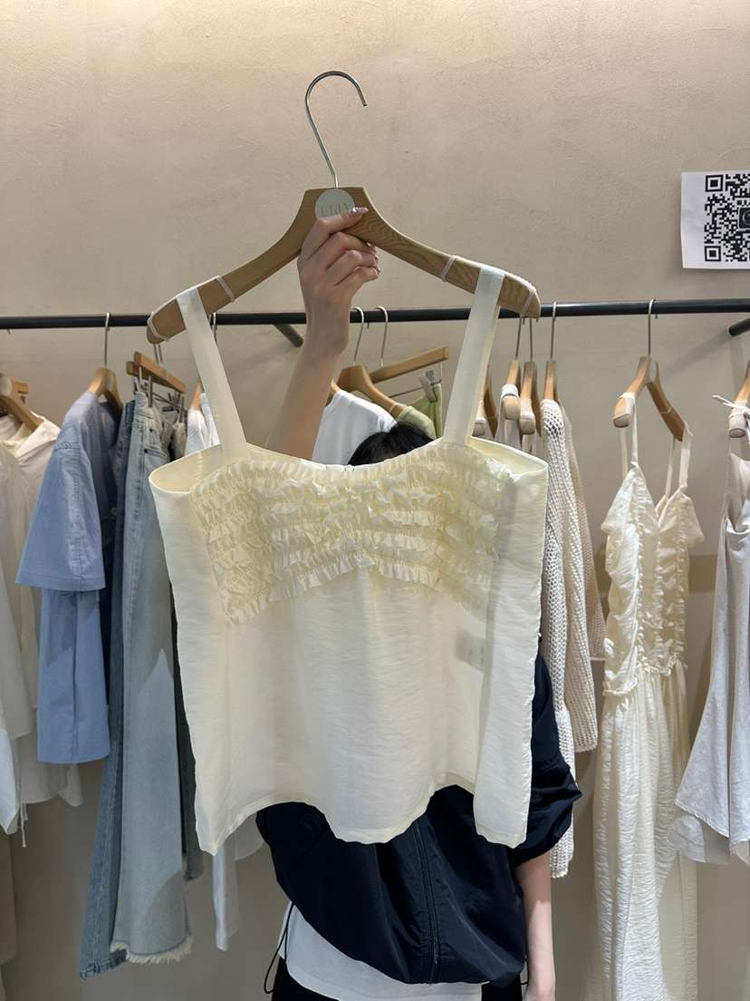 ERIA韓國代購㊣女士新品真品人氣休閑時尚熱賣推薦吊帶背心ERIA/HUE吊帶/背心