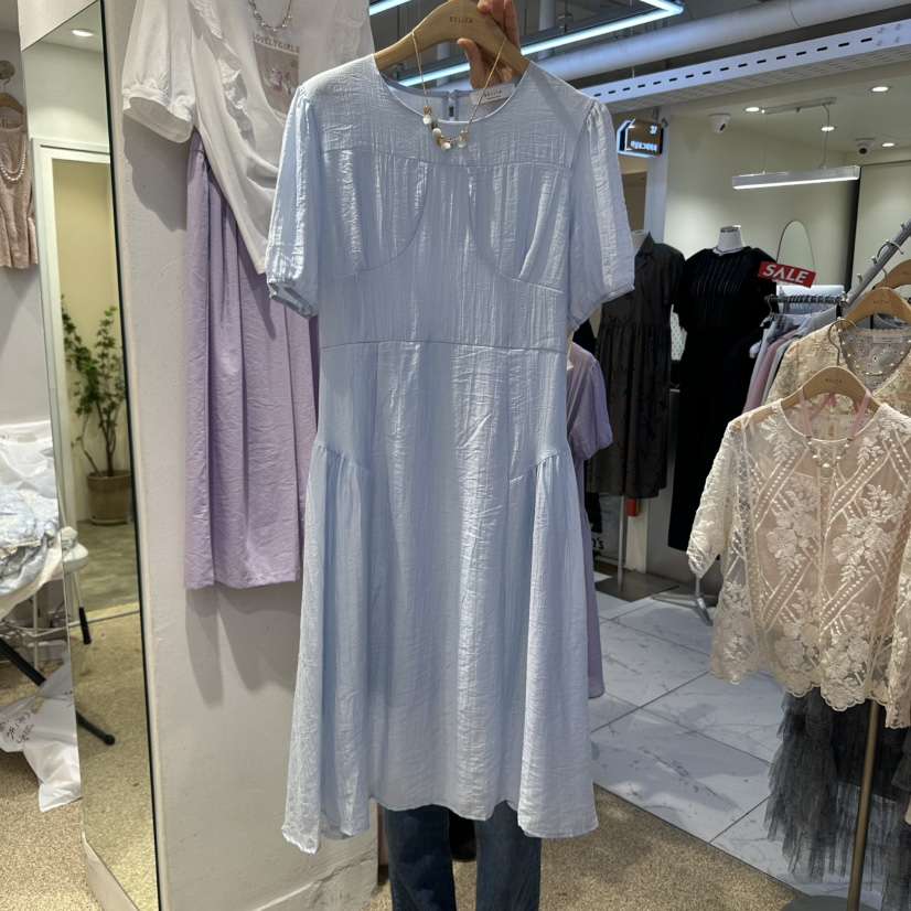空韓國代購㊣女裝新款人氣25春夏時尚熱賣休閑真品職業連衣裙BELITA連衣裙