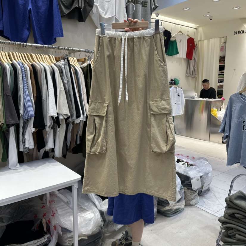 REPLAY東大門㊣直郵女裝新品人氣休閑熱賣真品長裙工裝褲亞麻REPLAY長裙