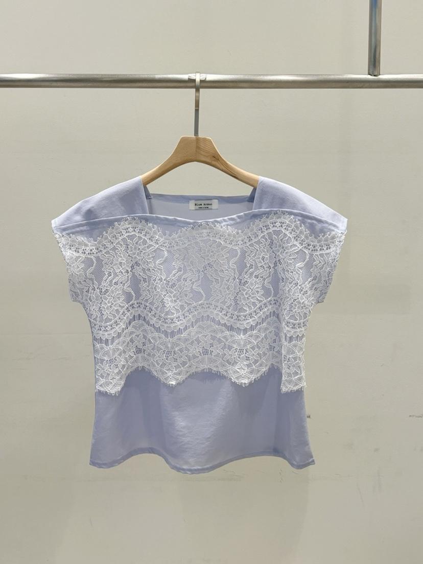 BLUE RIBBON東大門㊣代購女裝新款休閑25春夏熱賣襯衫蕾絲衫BLUE RIBBON襯衫/蕾絲衫