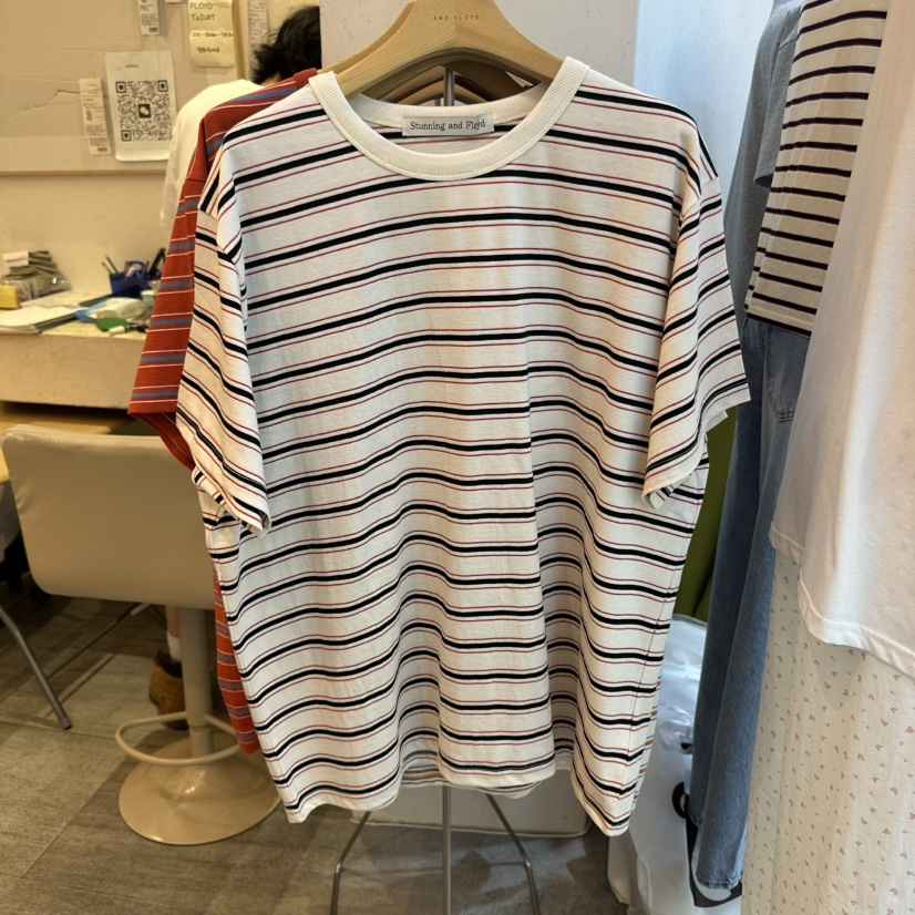 AND FLOYD東大門㊣實拍女裝新品25春夏熱賣職業推薦人氣T恤stunning and FloydT恤