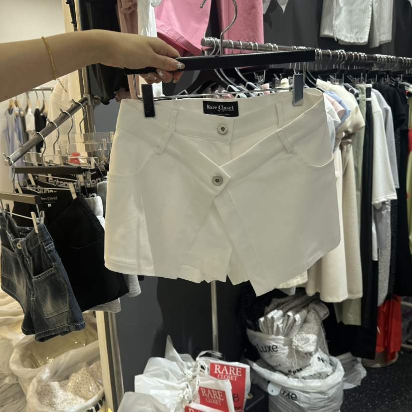RARE CLOSET東大門㊣代購女士新款職業真品25春夏短褲棉質RARE CLOSET短褲