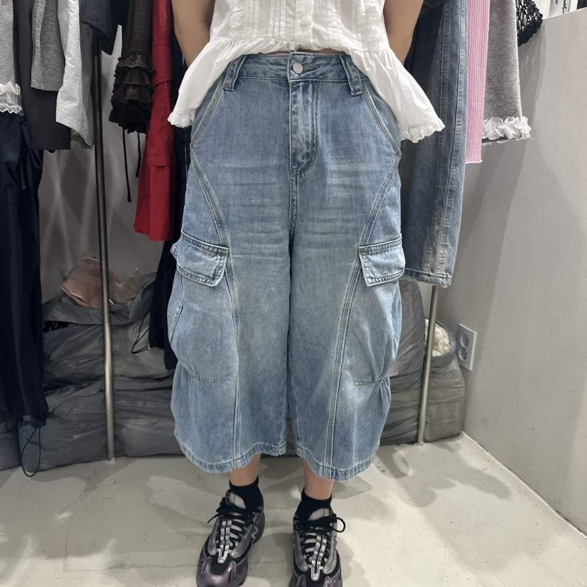 MIMME東大門㊣直郵女士新款時尚熱賣真品推薦短褲不含腰帶口袋MIMME短褲