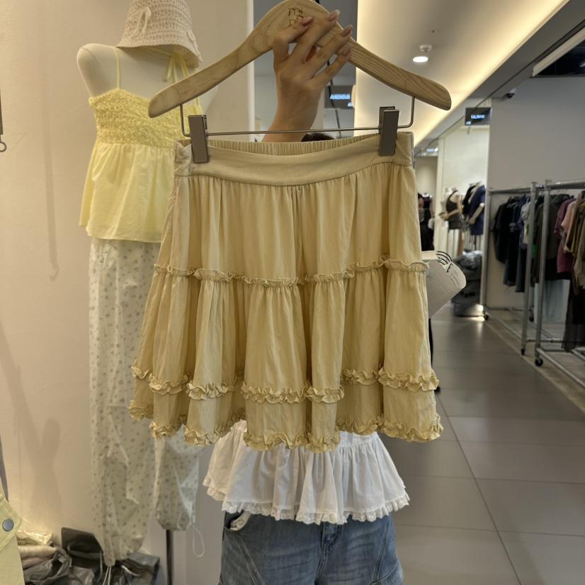 MIMME東大門㊣直郵女裝新款25春夏真品休閑人氣推薦裙褲荷葉邊MIMME裙褲