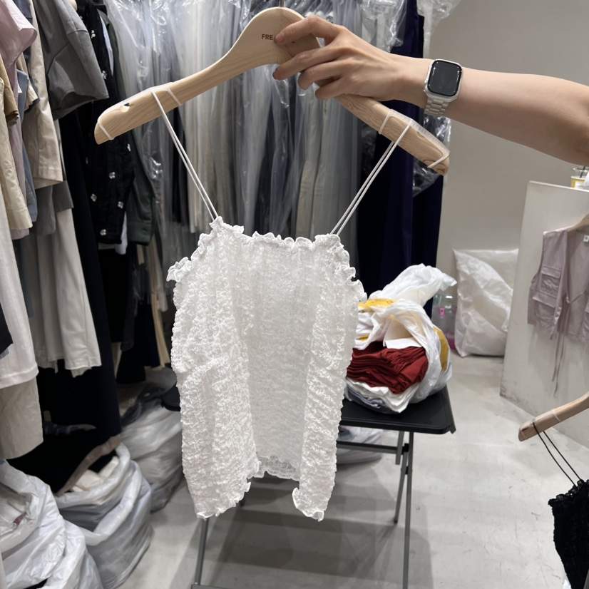FRE東大門㊣代購女士新品25春夏時尚休閑職業人氣真品吊帶背心FRE吊帶/背心