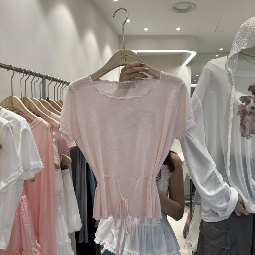 MIMME韓國代購㊣女裝新品25春夏時尚推薦休閑人氣真品熱賣T恤MIMMET恤