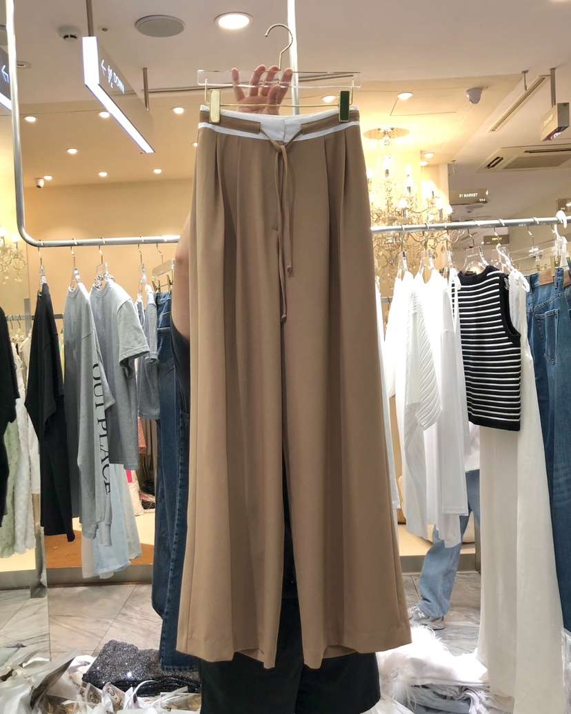 WORK SHOP東大門㊣直郵女裝新款25春夏休閑人氣時尚休閑褲Work_shop休閑褲