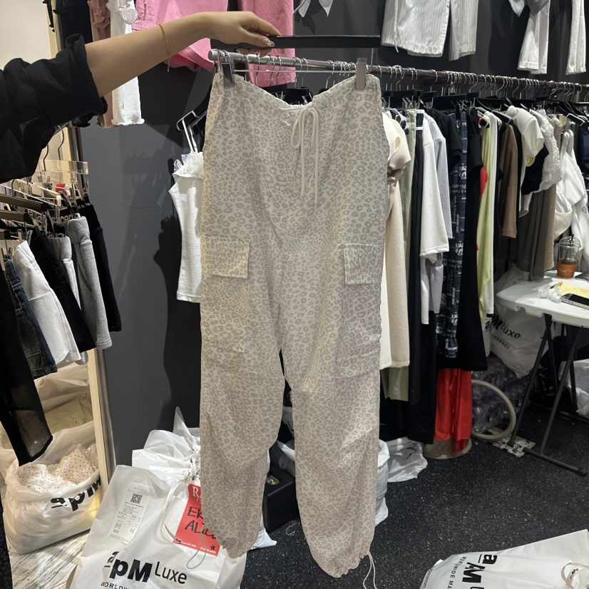 RARE CLOSET韓國代購㊣女裝新品真品推薦25春夏休閑褲豹紋RARE CLOSET休閑褲