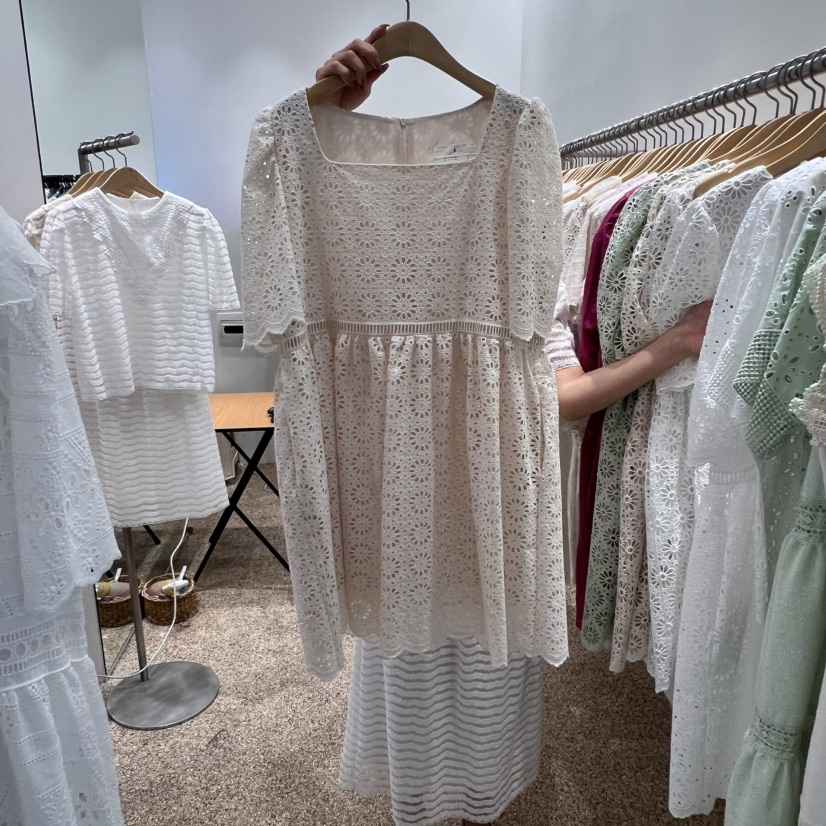A韓國直郵㊣女士新品25春夏休閑時尚真品推薦職業人氣連衣裙A STORE連衣裙