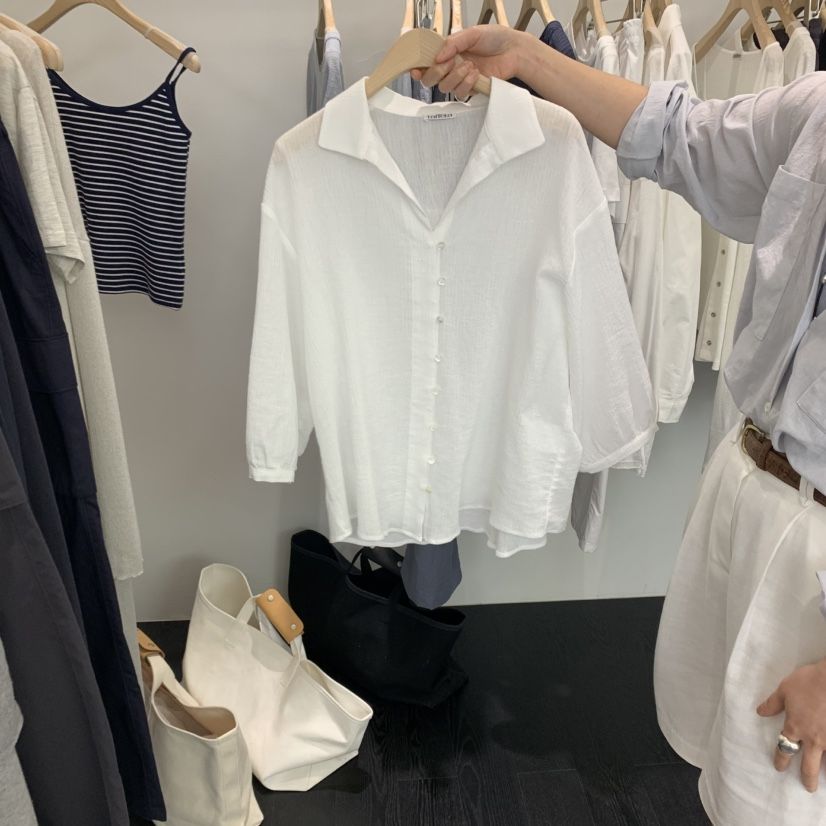 TAFFETA東大門㊣直郵女士新品真品時尚推薦熱賣休閑襯衫蕾絲衫TAFFETA襯衫/蕾絲衫