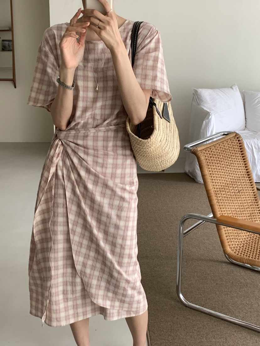 FRILL-T東大門㊣直郵女裝新款職業推薦熱賣休閑連衣裙裹身裙FRILL-T連衣裙