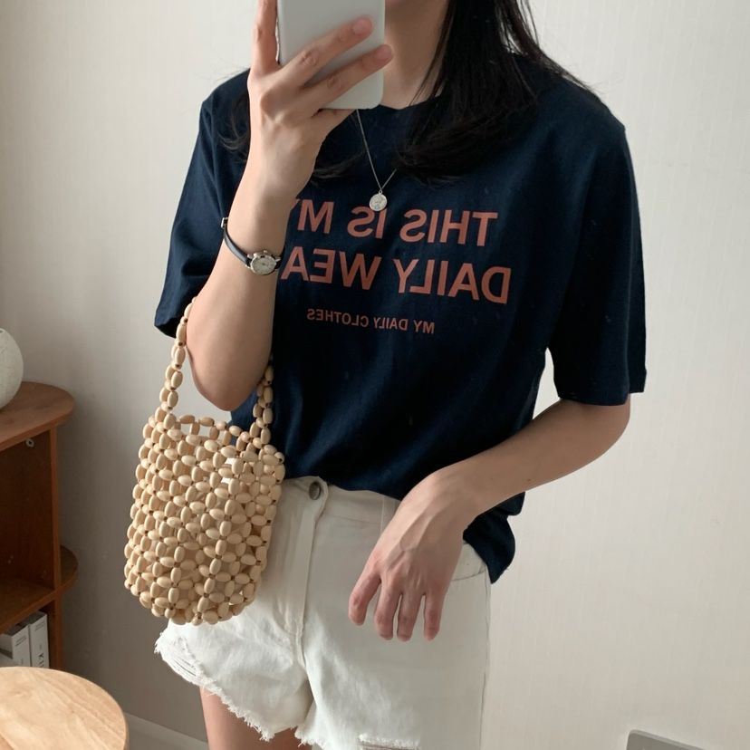 HELLO JINI韓國代購㊣女裝新品25春夏人氣真品推薦職業T恤HELLO JINIT恤