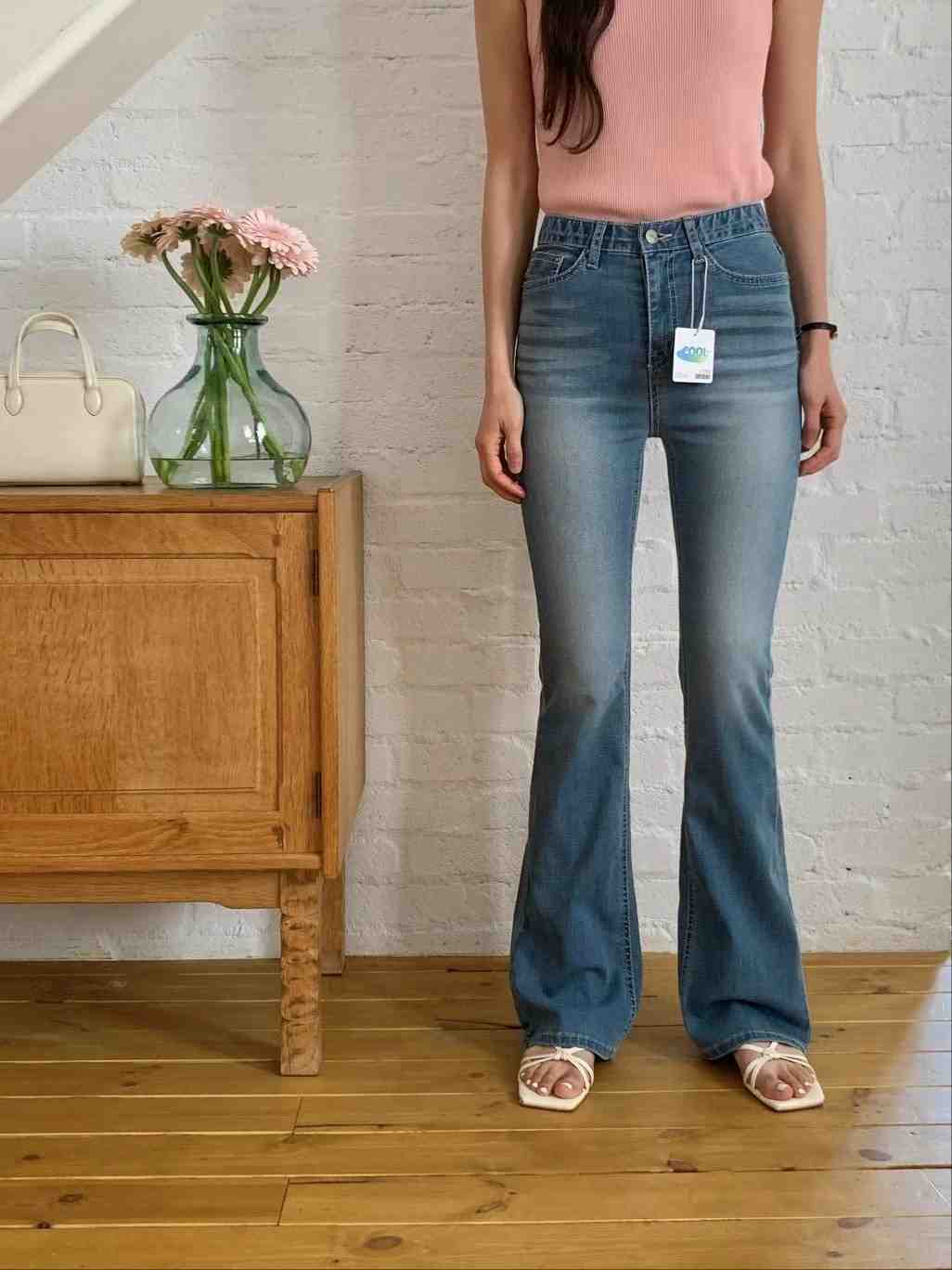 MISSJEAN東大門㊣實拍女裝新品推薦職業25春夏人氣時尚牛仔褲MISSJEAN牛仔褲