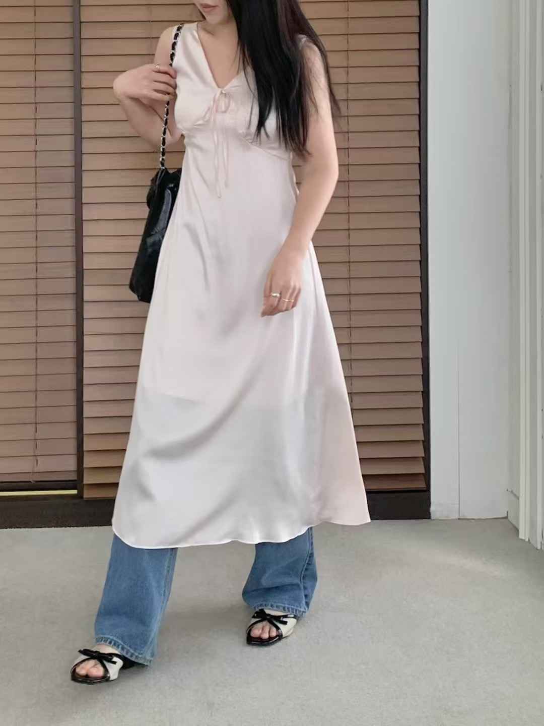 AGATHE東大門㊣實拍女士新款熱賣真品職業休閑推薦人氣連衣裙AGATHE連衣裙