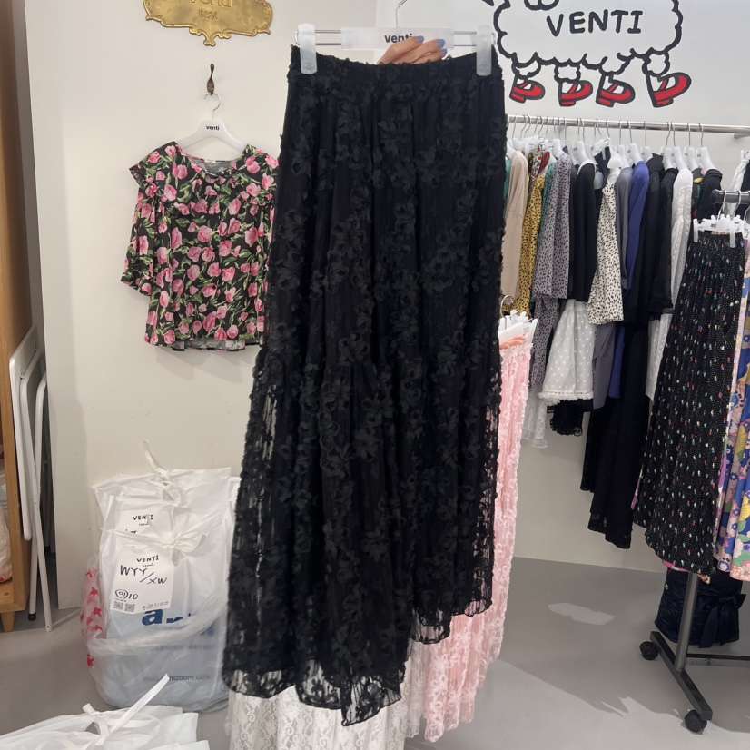 VENTI東大門㊣直郵女裝新品真品熱賣休閑25春夏時尚推薦長裙VENTI長裙