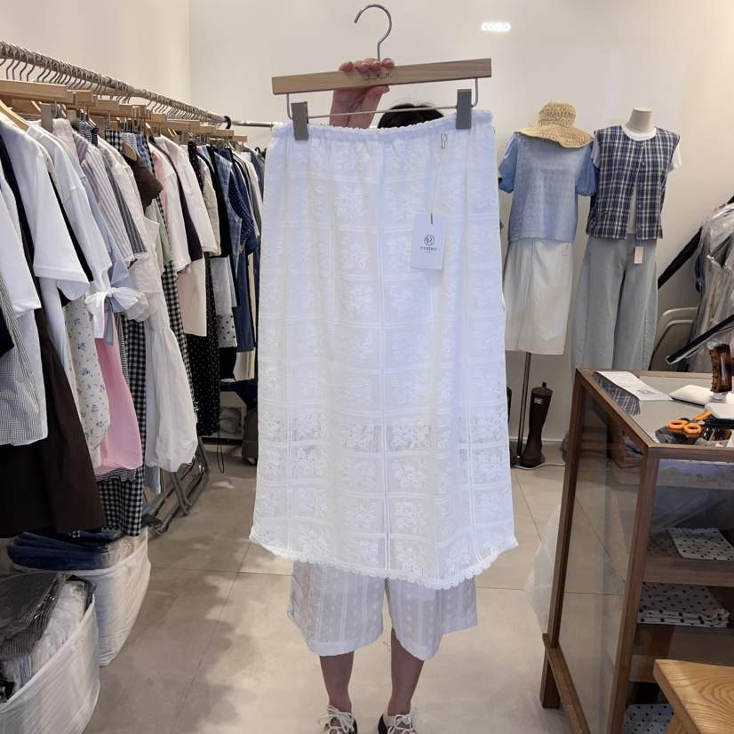 TAN&amp;COMO東大門㊣實拍女裝新品休閑人氣25春夏半身裙中短裙tan-COMO半身裙/中短裙