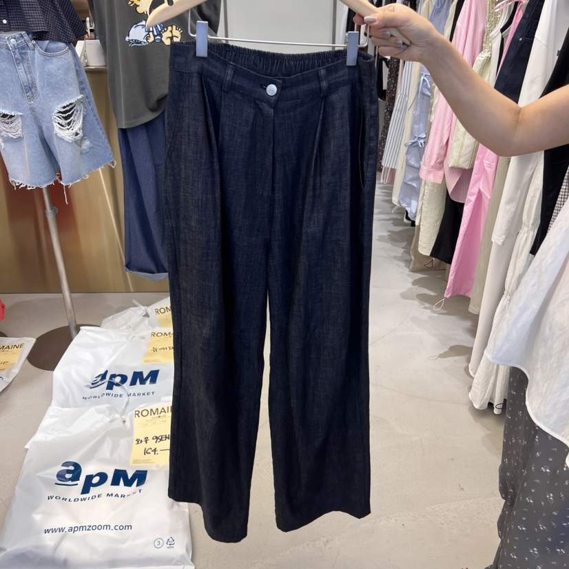 ROMAINE東大門㊣實拍女裝新品真品職業25春夏人氣熱賣牛仔褲ROMAINE牛仔褲