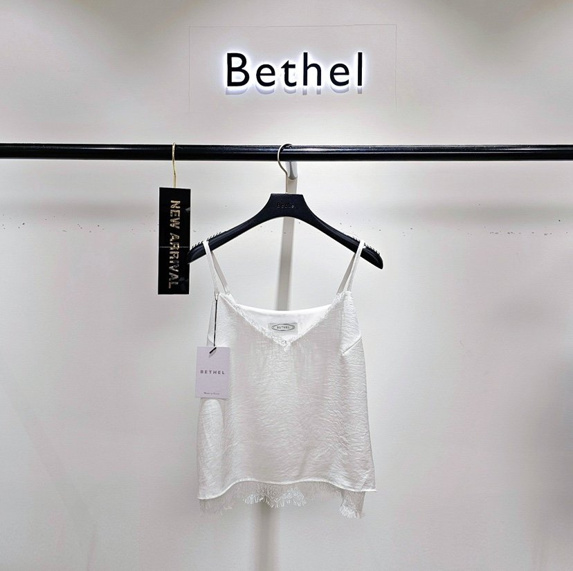 BETHEL東大門㊣代購女裝新品時尚休閑人氣真品吊帶背心蕾絲BETHEL吊帶/背心