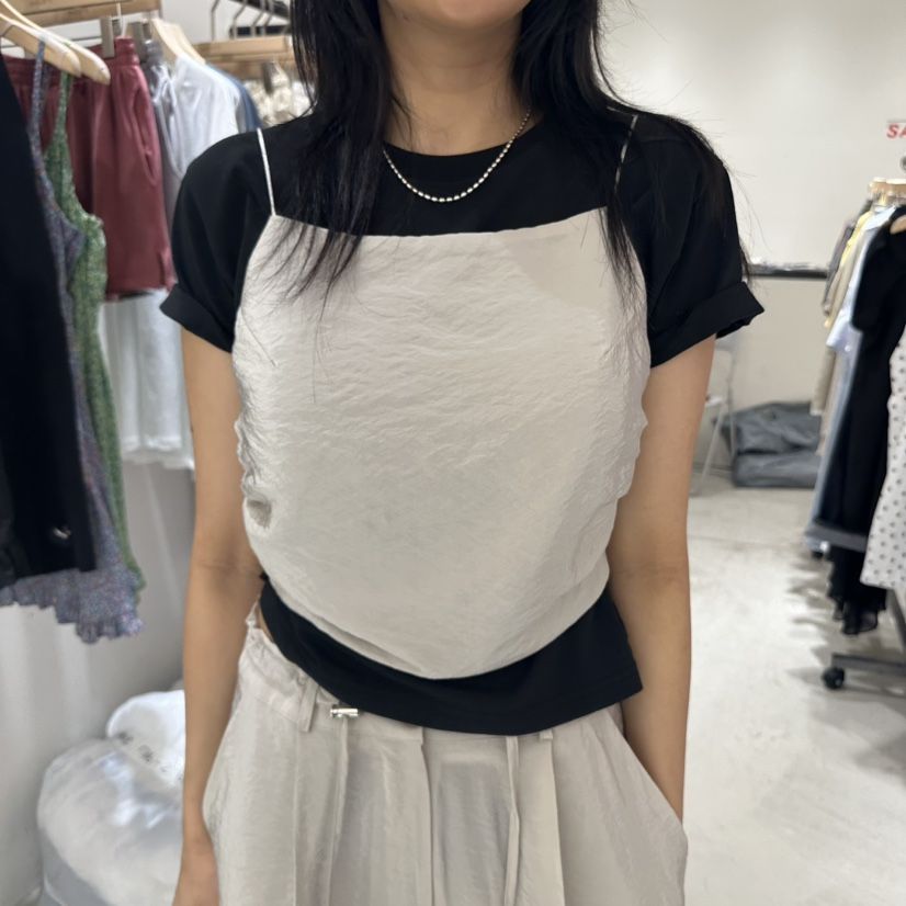 BAGUETTE東大門㊣代購女裝新款休閑職業熱賣時尚真品吊帶背心BAGUETTE吊帶/背心
