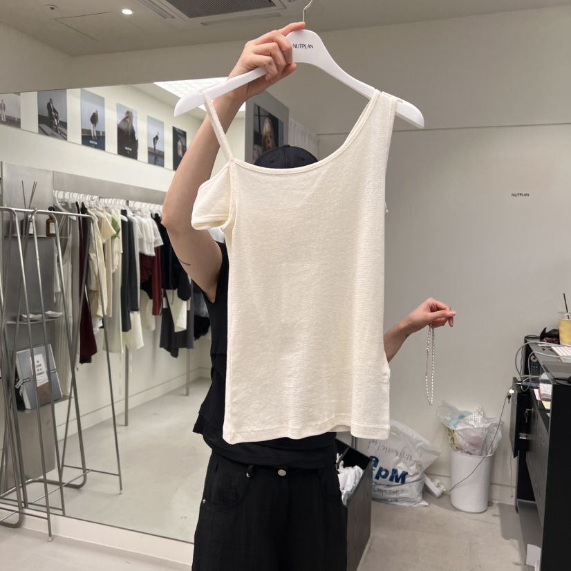 NUTPLAN東大門㊣直郵女士新款熱賣職業真品人氣休閑吊帶背心NUTPLAN吊帶/背心