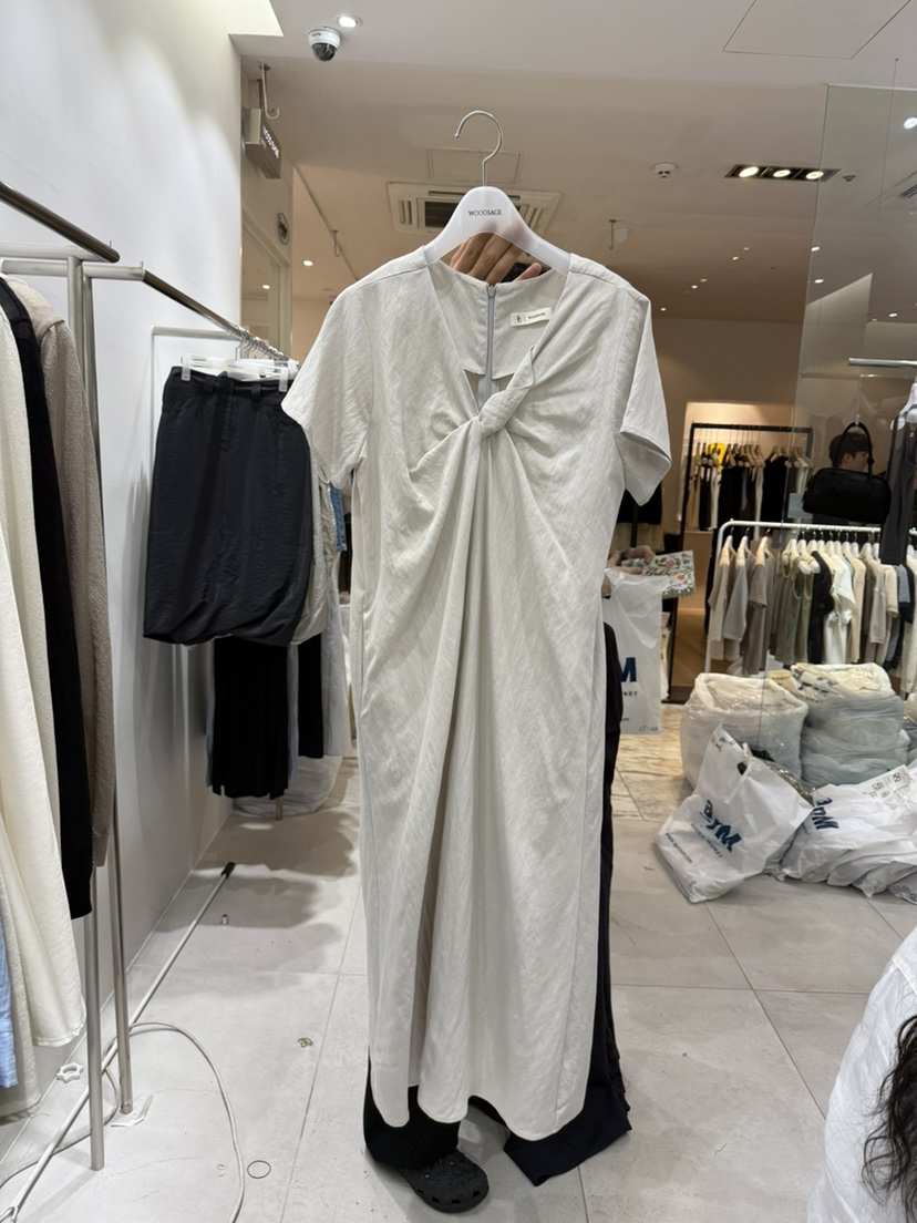 WOOD SAGE東大門㊣實拍女裝新品人氣職業時尚推薦25春夏連衣裙WOOD SAGE連衣裙