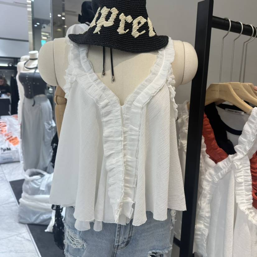 PARIS MATCH韓國直郵㊣女裝新品時尚職業真品人氣吊帶背心PARIS MATCH吊帶/背心