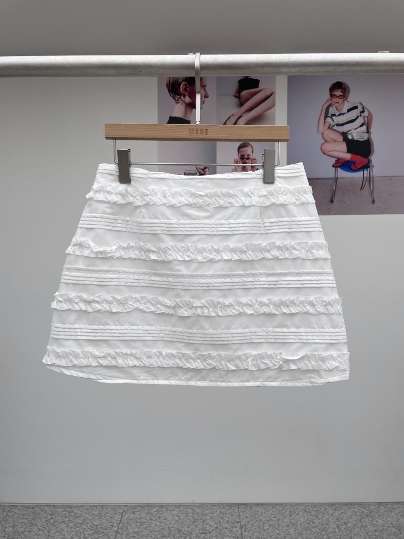 MADE-P東大門㊣代購女士新品時尚真品熱賣25春夏職業推薦短裙MADE-P短裙