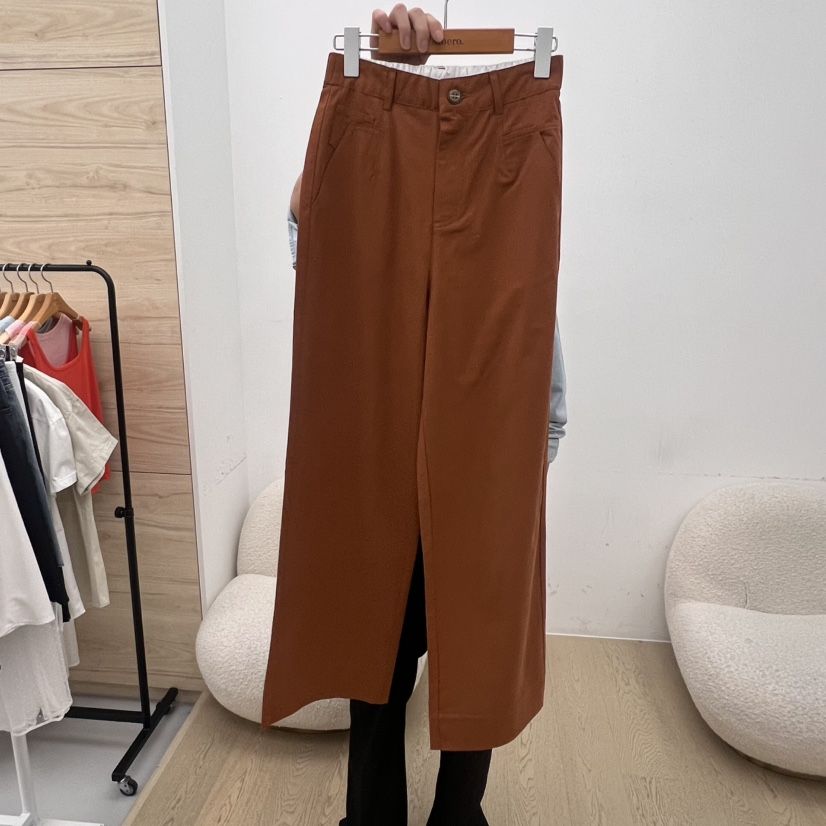 DRESS ROOM東大門㊣實拍女士新款推薦職業人氣25春夏休閑褲DRESS ROOM休閑褲