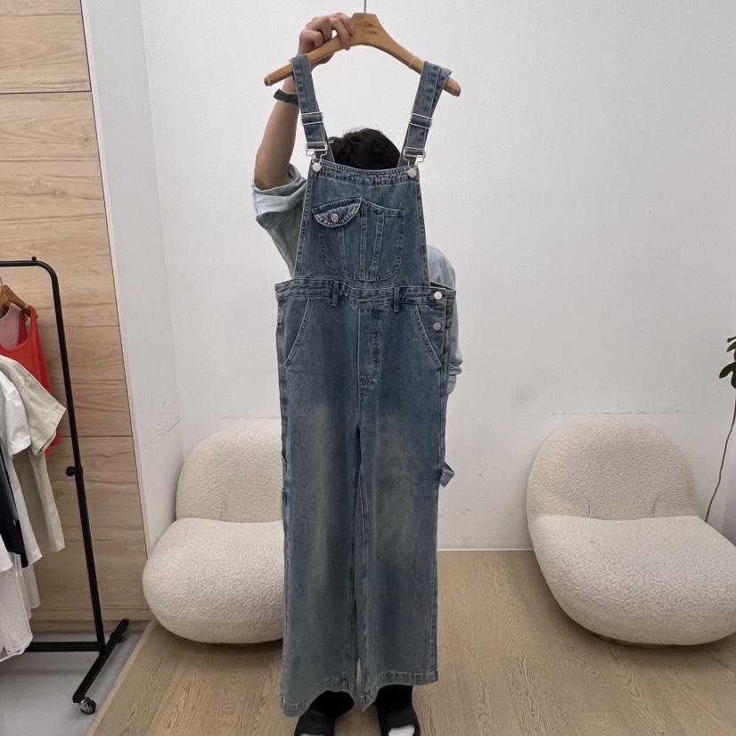 DRESS ROOM東大門㊣實拍女士新品25春夏休閑人氣推薦背帶褲DRESS ROOM背帶褲