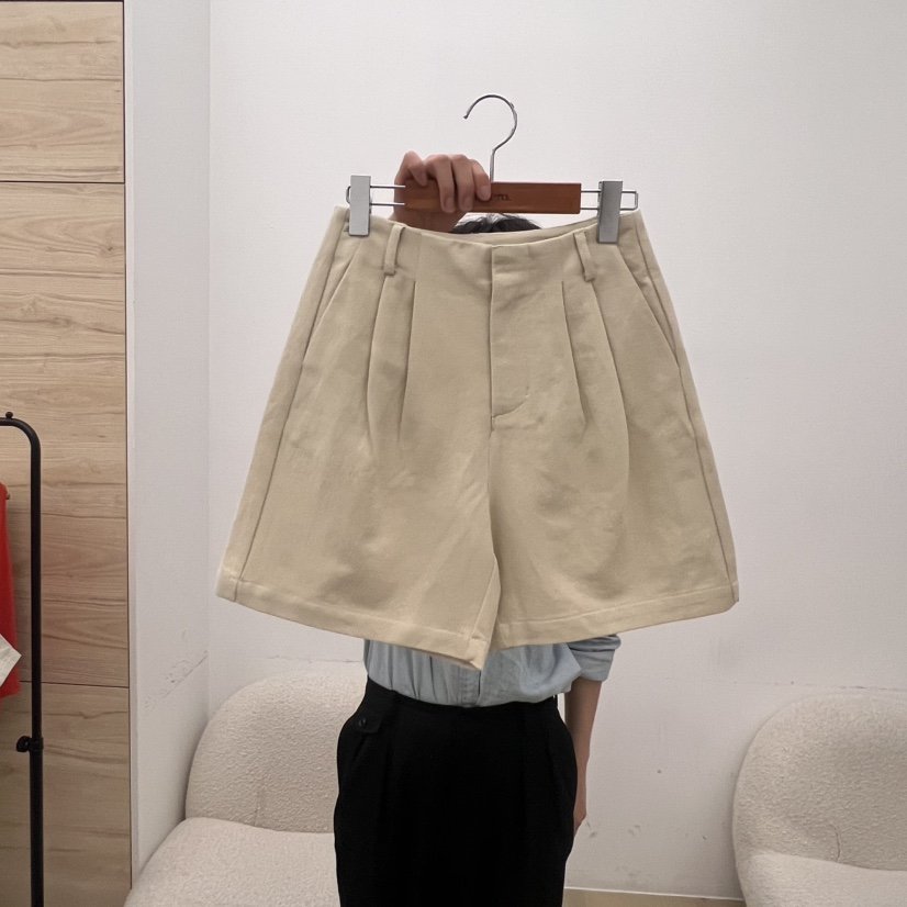 DRESS ROOM韓國代購㊣女士新品推薦人氣25春夏職業真品短褲DRESS ROOM短褲