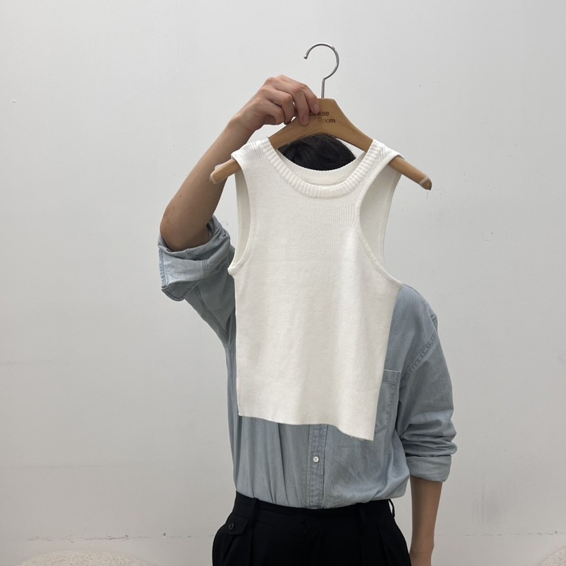 DRESS ROOM東大門㊣實拍女士新款真品休閑25春夏推薦吊帶背心DRESS ROOM吊帶/背心