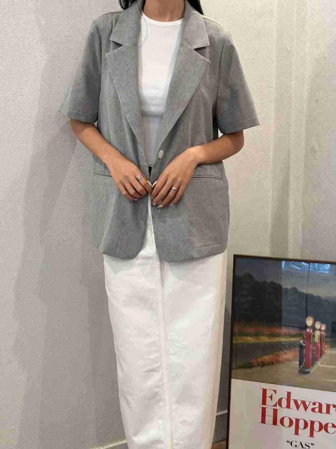 YANGPA韓國直郵㊣女裝新品職業推薦25春夏熱賣真品時尚夾克YANGPA夾克