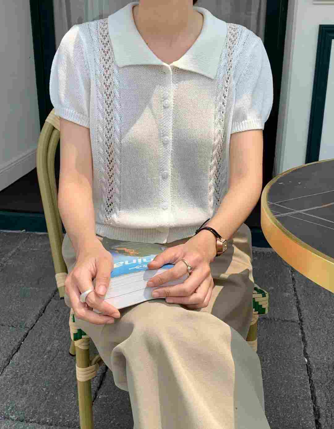 T.BLOSSOM韓國直郵㊣女士新款休閑真品熱賣時尚職業針織衫T.BLOSSOM針織衫
