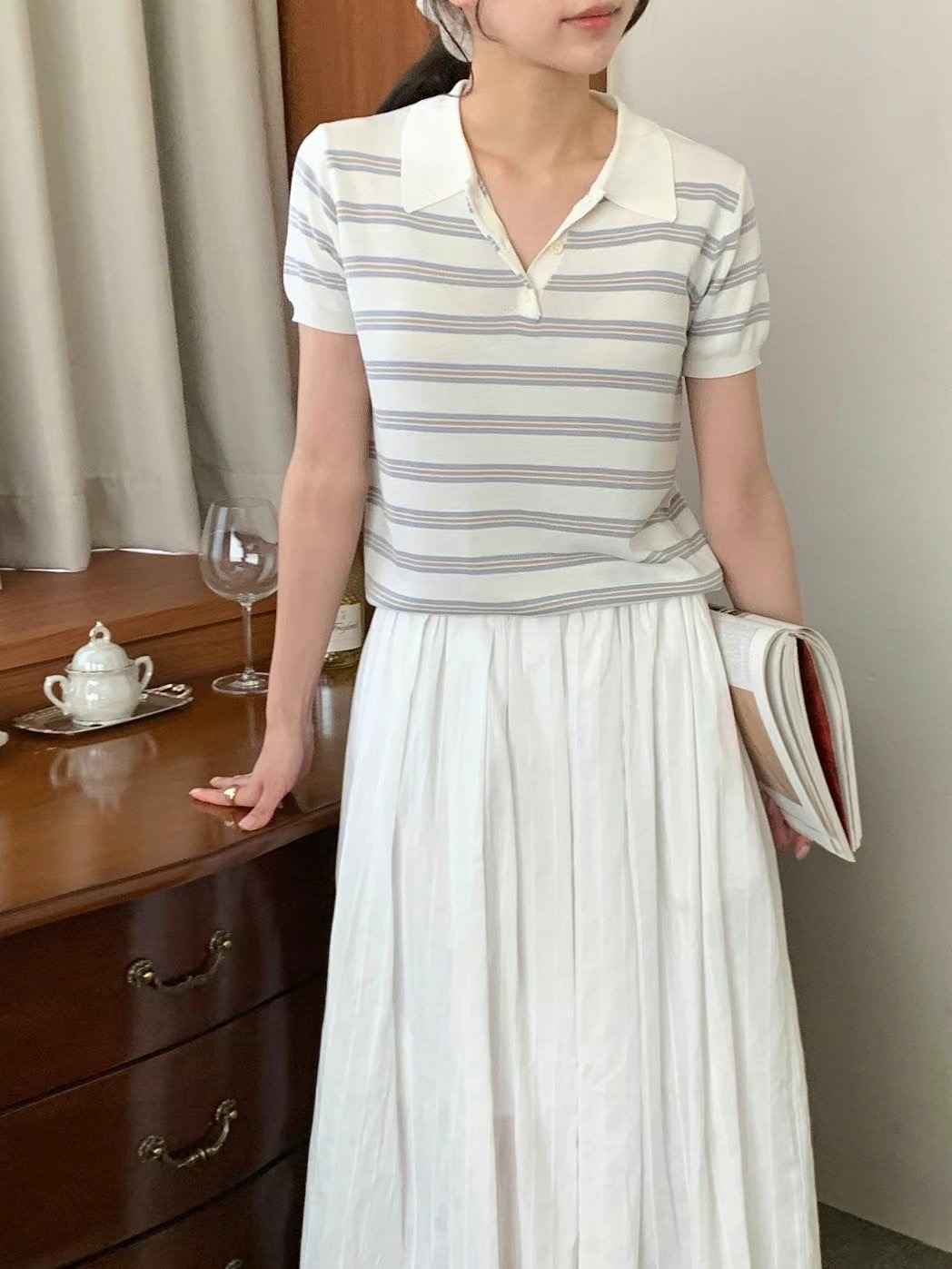 T.BLOSSOM韓國代購㊣女士新品時尚職業熱賣真品休閑針織衫T.BLOSSOM針織衫